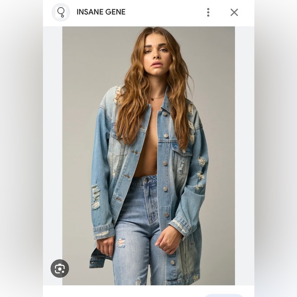 INSANE GENE-Dropped shoulder Oversized Jeanie (small) - Picture 1 of 14